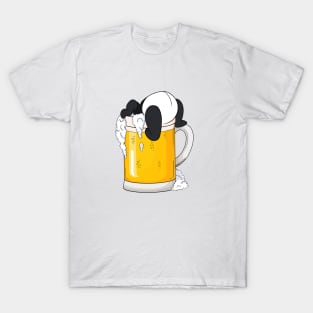 Funny Panda With Beer T-Shirt